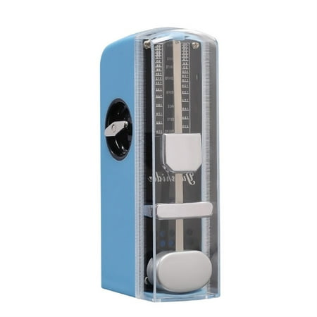 Blue Quality Super Mini Guitar Mechanical Metronome 11cm Height Mobile Metronome New^