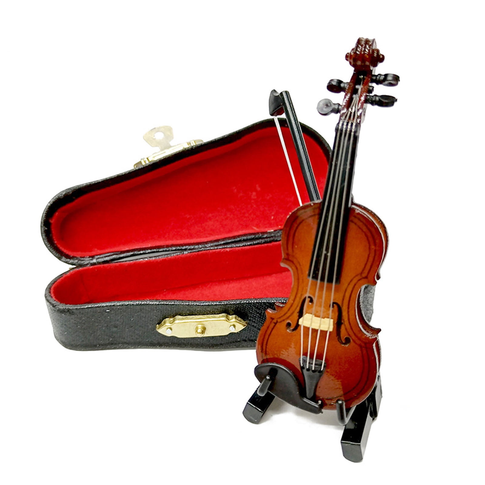 100Fens Mini Musical Instrument Violin Model Ornaments Musical Instrument Model Music Training School Teacher Graduation Gift