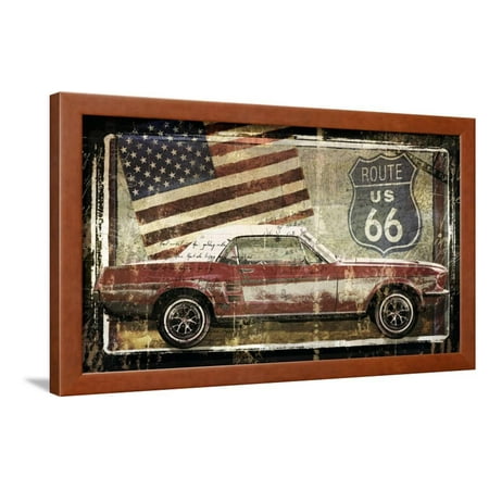 Road King Paint - Road King Framed Print Wall Art By Mindy Sommers - Photography