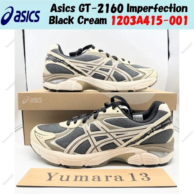Asics GT-2160 Imperfection Black Cream 1203A415-001 Men's Size