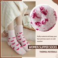 thumbnail image 3 of Womens Fuzzy Socks Soft Cozy Fluffy Slipper Socks Winter Warm Plush Sleeping Christmas Socks 5 Pairs, 3 of 6