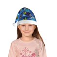thumbnail image 5 of Fuzoiu Hawaiian Style Print Santa Hat Christmas Hat for kids,Santa Hats with Pompom, Unisex Xmas Holiday Hat for Christmas New Year Festive Party Supplies, 5 of 6