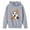 B246 Light Gray, variant on Likimi Toddler Kids Girls Halloween Hoodies Hallowmas Ghost Print Hooded Sweatshirt For Girls Long Sleeve Loose Fit Casual Pullover Size 3-4 Years