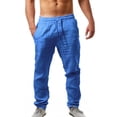 thumbnail image 2 of Eashery Pant for Men Relaxed Fit Cargo Pant Sport Trousers for Workout Work Pants for Men (Dark Blue,L), 2 of 3