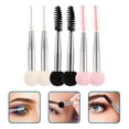 thumbnail image 1 of RUNROTOO 6Ud Brochas De Maquillaje Doble Con Esponja Y Cepillo De Pestañas Uso, 1 of 8