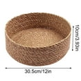 thumbnail image 3 of Natural Birch Storage Basket with Braided Fabric - Large Capacity Home Organization Basket for Living Room, Bedroom, And Bathroom Ciozy, 3 of 8