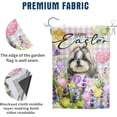 thumbnail image 3 of Happy Easter Shih Tzu Garden Flag 28x40 Double Sided Bunny Ear Dog Flags Buffalo Plaid Rabbit Eggs Yard Flag for Outside Large Floral Spring House Flags, 3 of 7