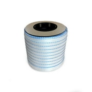 IDL Packaging 3/4" x 250' Mini Woven Cord Strapping Roll, 2400 lbs - Break Strength, 6 x 3 Core, White (Pack of 1)