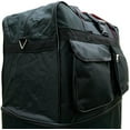 "HiPack Expandable Travel Duffel Luggage with 8Wheels, 36"" Rolling