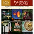 thumbnail image 5 of Solar Toadstool Stake - Purple/Yellow - 11"X11"X13.75", 5 of 5