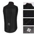 thumbnail image 2 of Rsantce 2024 - Chaqueta de ciclismo para hombre, resistente al viento, impermeable, para primavera y verano, sin mangas, para ciclismo de montaña, 2 of 5