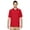 Red, variant on The Gildan Adult DryBlend 63 oz Double Piqué Polo Shirt - WHITE - 3XL