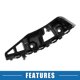 thumbnail image 5 of Soporte de parachoques delantero No.5C6807184A lado derecho para pasajero para Volkswagen Jetta 2015-2018, 5 of 6