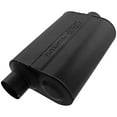 thumbnail image 1 of Flowmaster Exhaust Muffler 952546 Super 40 Delta Flow; Single 2-1/2 Inch Offset Inlet; Single 2-1/2 Inch Center Outlet; 13-1/2 Inch Body/19-1/2 Inch Overall Length, 1 of 4