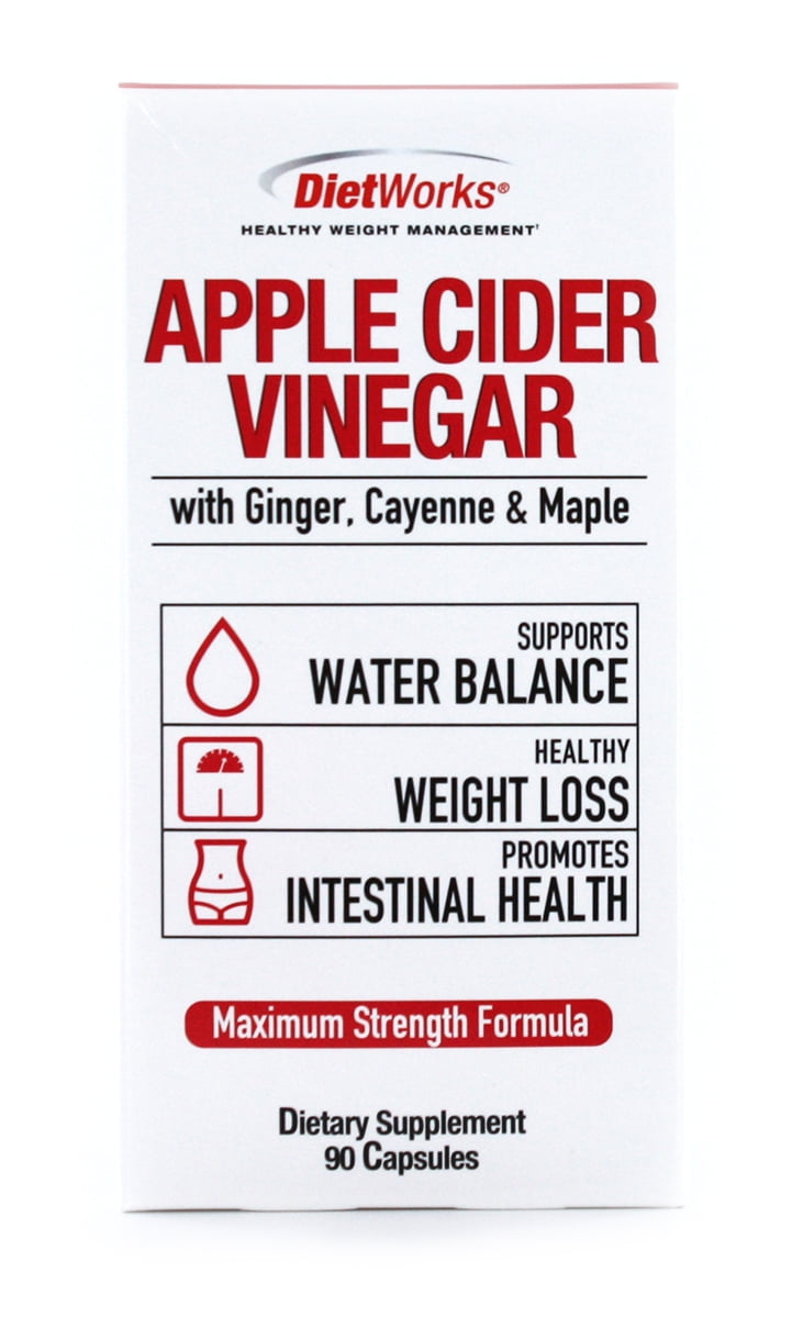 Dietworks Apple Cider Vinegar Dietary Supplement 90 Dietworks Apple Cider Vinegar Dietary Supplement 90