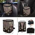 thumbnail image 5 of FORUDESIGNS Boho Mandala Flower Print 10 Pcs Car Accessories Sets Breathable Front Rear Seat Covers Car Air Vent Storage Bag Garbage Can Steering Wheel Cover Coaster Keychain Fits for SUV Van Truck, 5 of 7
