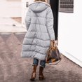 thumbnail image 6 of JHHLSF Women's Winter Casual Clothes Zip Up Oversized Reversible Shearling Fleece Long Coats Jackets With Pocket Silver,3XL, 6 of 6