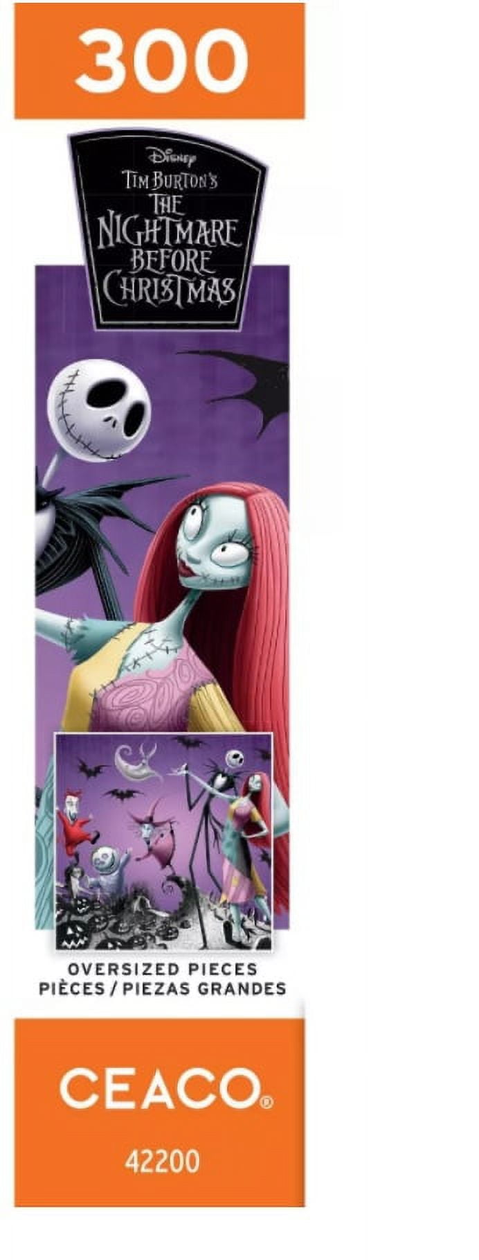  Ceaco - Disney - Nightmare Before Christmas - Let's Dance -  Oversized 300 Piece Jigsaw Puzzle : Toys & Games