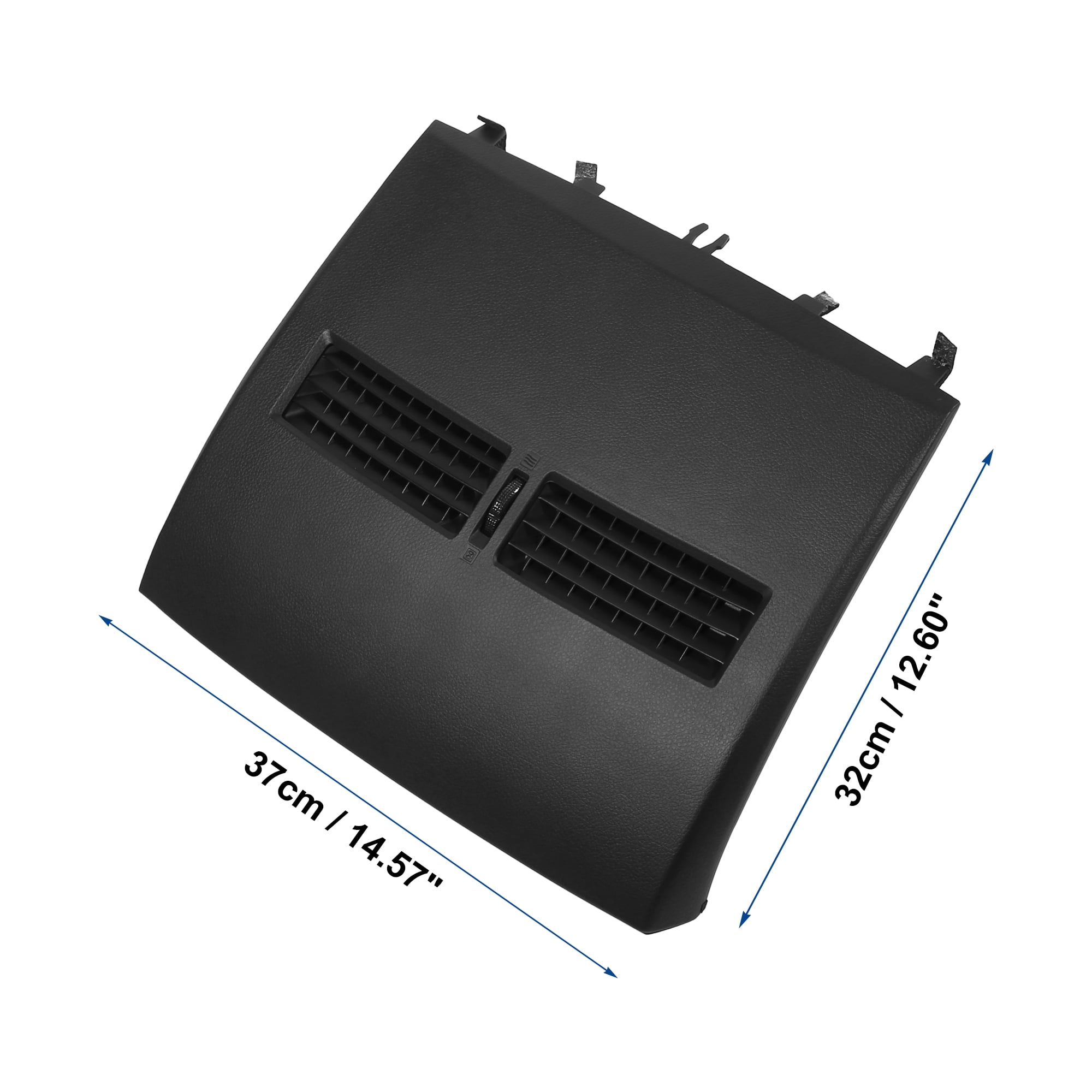Unique Bargains Front Center Dashboard A/C Outlet Vent Panel for Nissan Tiida Black