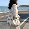 thumbnail image 5 of Jamicy Shoulder Bag for Women Fashion Casual Polka Dots Tote Bags with Soft Strap Shoulder Handbags for Travel Outgoing, 5 of 8