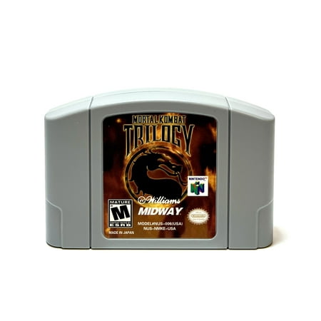 Mortal Kombat Trilogy Game Cartridge for N64 64 Bit NTSC (US/Canada)