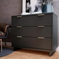 thumbnail image 2 of Manhattan Comfort Granville Standard Engineered Wood Dresser in Dark Gray, 2 of 11