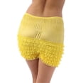 thumbnail image 1 of Malco Modes Bragas con volantes sexy para mujer Tanga Dance Bloomers Sissy Booty Shorts (X-Large, Amarillo) Malco Modes N20-YE-XL, 1 of 1