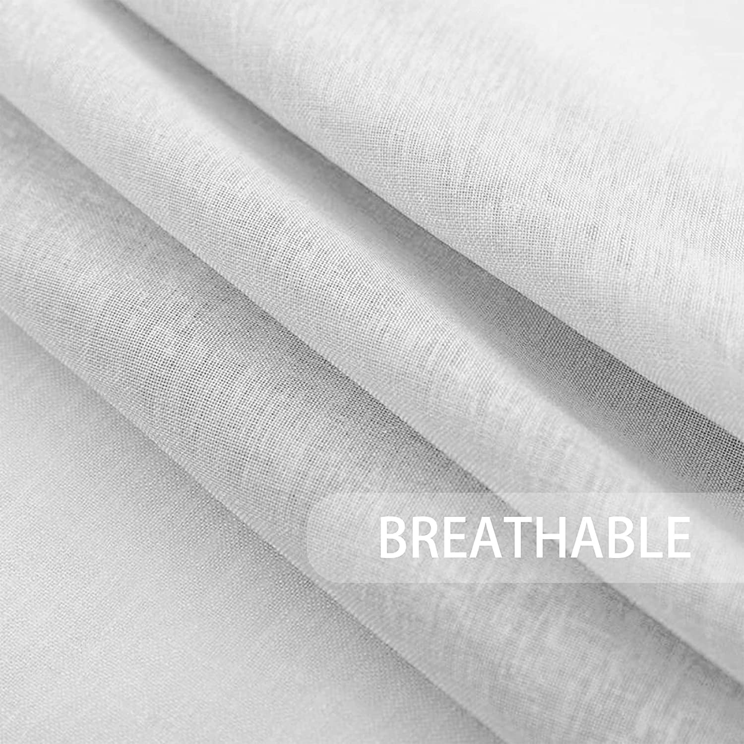 FRKSMD-Pink Sheer Tier Curtains 36 inches Long Voile Kitchen Tiers Linen Textured Girls Nursery Room Cafe Curtains Bathroom Basement Short Small Curtain Panels Door Window Curtains 2 Panels Rod Pocke