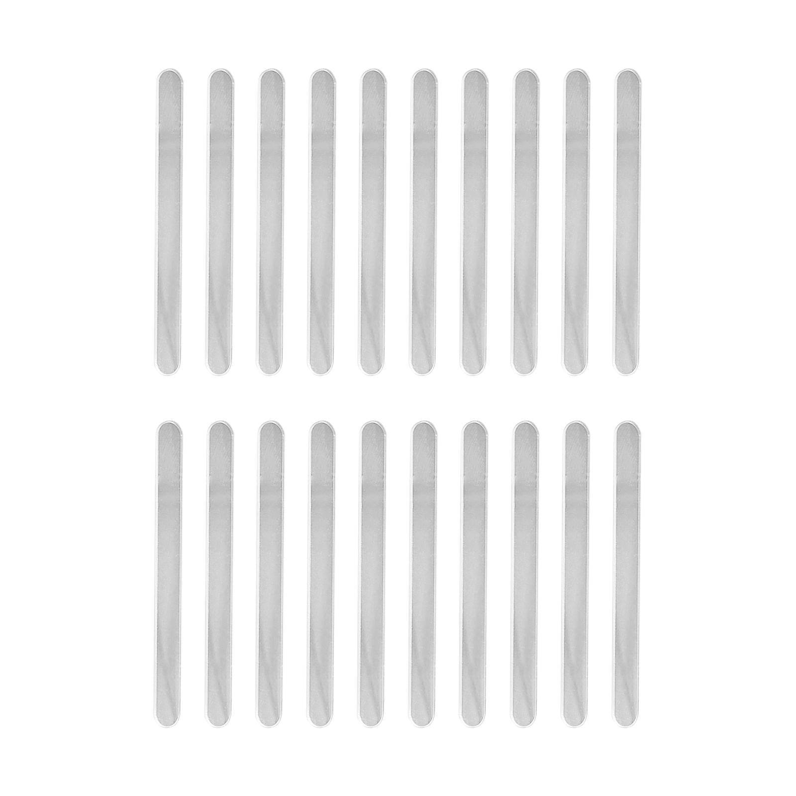 Esquirla 2x20x Popsicle Sticks, Sticks, Craft Sticks Candy Sticks Acrylic Craft Making Freezer Sticks, Ice Cream Sticks, for Kitchen Home , Clear, 3 3 Pcs