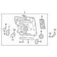 thumbnail image 2 of Genuine Nissan OE Lamp Assy - Head, Lh 26060-9FV0B, 2 of 10
