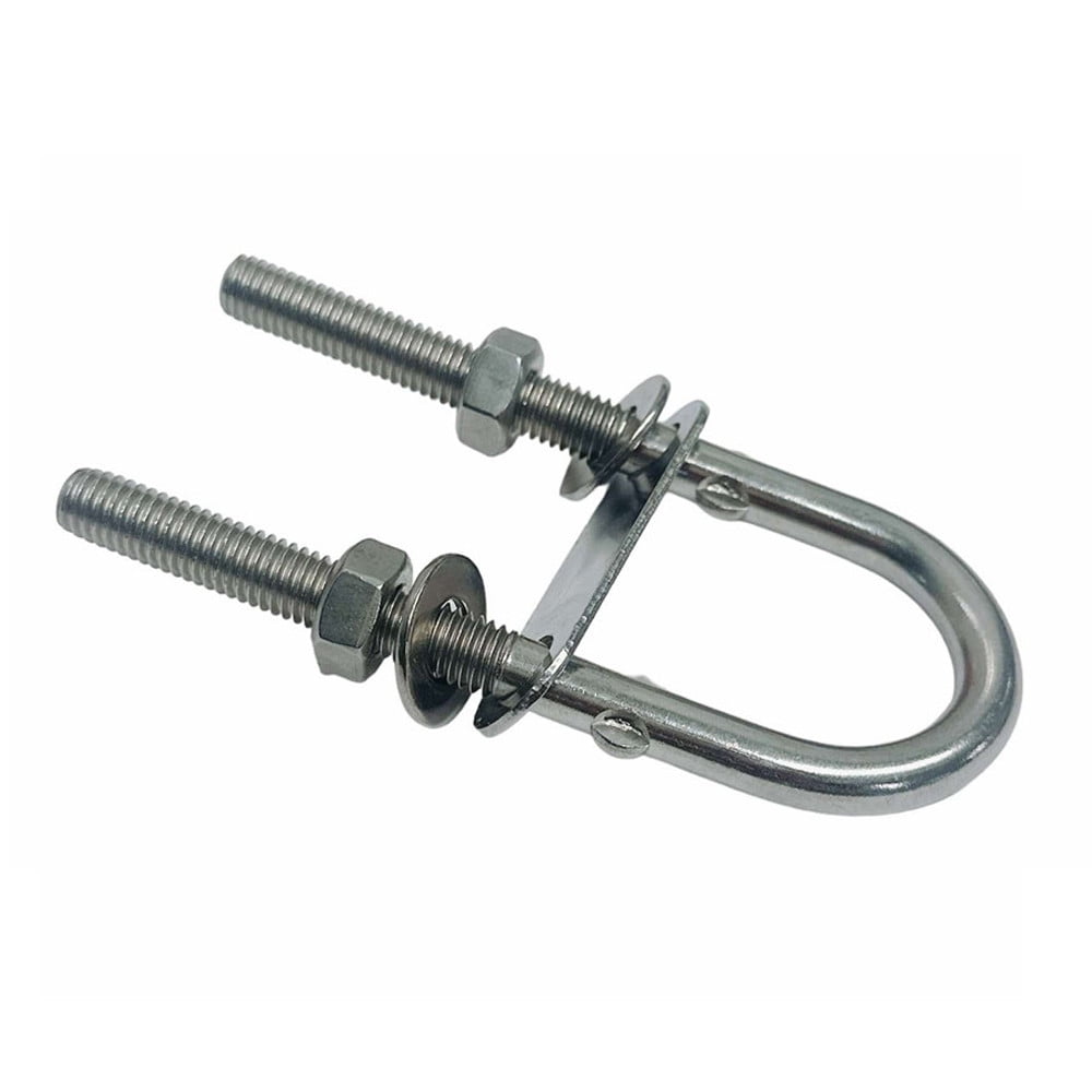 4 Pcs T304 Stainless Steel 4" U-Bolt