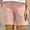 Pink, variant on POROPL Women Shorts Linen Summer Casual Shorts with Pockets