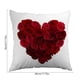 thumbnail image 3 of Funda de almohada para San Valentín, funda de cojín con estampado de corazones a rayas, funda de almohada decorativa para dormitorio, funda de almohada estampada de poliéster, 3 of 6