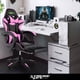 thumbnail image 4 of Silla De Oficina Gamer Ergonomica Reclinable Reforzada rosa, 4 of 7