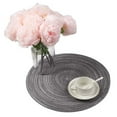 Coolmade 4 Pack Round Rop Cotton Braided Table Place Mats Braided