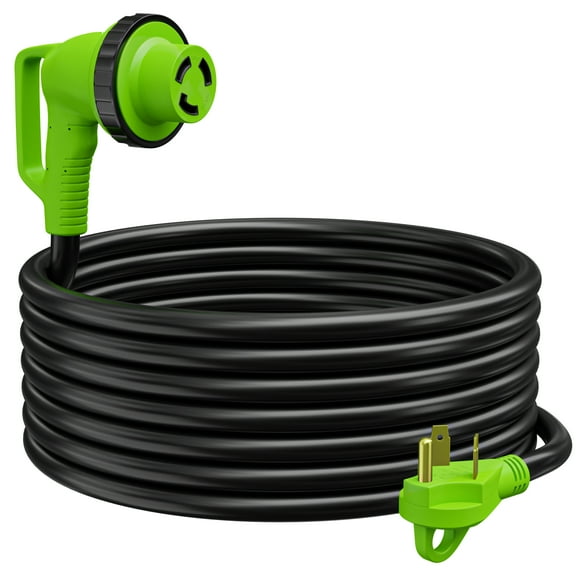 NEW RV Extension Cable 25 FOOT 30AMP 90-Degree Twist Locking Leisure Cords