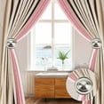 thumbnail image 2 of Deco Window 2 Pcs Curtain Holdback for Curtains Wall Mounted Metal Drapery Hook for Door Window Treatment-Spin Medallion(Satin Silver), 2 of 6