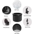 thumbnail image 2 of Toilette de Camping, Toilette portable, Toilette de Camping Extérieure, Chaise Pliante mobile, Adaptée pour Camping, Randonnée, Tourisme, Embouteillage, 2 of 5