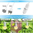 thumbnail image 3 of Banord LED 50 Foot String Lights, Edison Waterproof Bulbs for Outdoor Use, 3 of 7