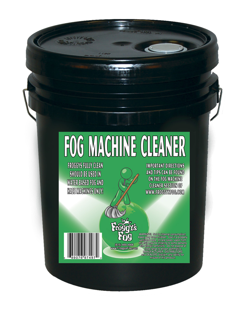 Fog Machine Cleaner Froggys Fully Clean 5 Gallon Pail