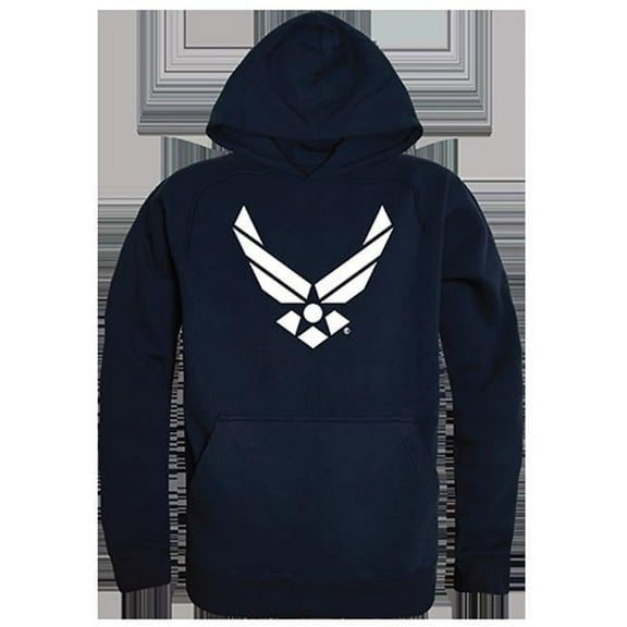 Air F Wing Graphic Pullover Sweatshirt, Navy - Large