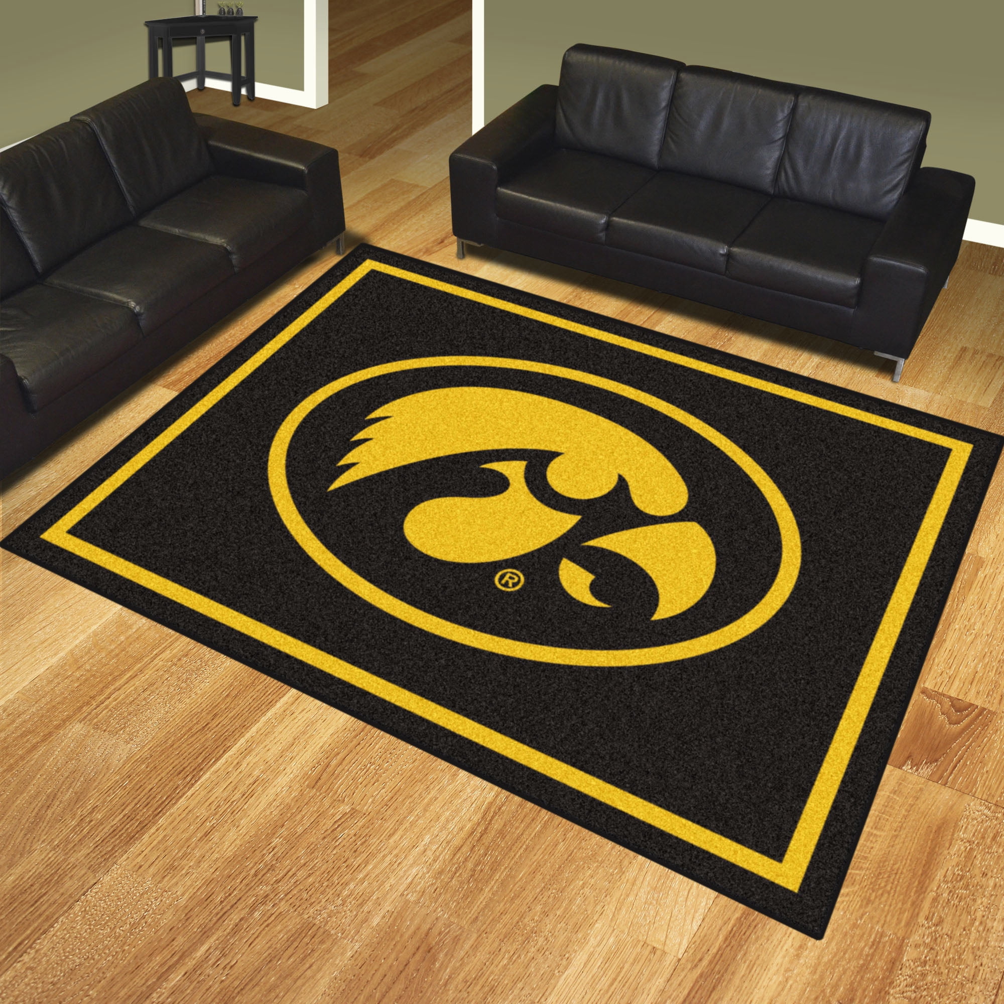 Fanmats University Of Iowa Hawkeyes 8 X10 Rug Com
