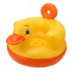thumbnail image 1 of Yellow Duck Inflatable Baby Chair Sofa Baby Bath Stool Safety Back Seat 60KG Bearing CapacityRound Bottom, 1 of 4