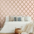 thumbnail image 4 of Tempaper Marrakesh Pink & Metallic Gold Peel and Stick Wallpaper, 20.5" x 16.5', 4 of 8