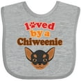 thumbnail image 3 of Inktastic Chiweenie Dog Gift Boys or Girls Baby Bib, 3 of 4