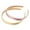 Pink, Yellow, variant on CoCoMangos 2 Pcs Solid Simple Satin Headbands, Fashion Hair Hoop for Women, Anti Slip Hair Accessories, Pink, Yellow, 0.63" Wide