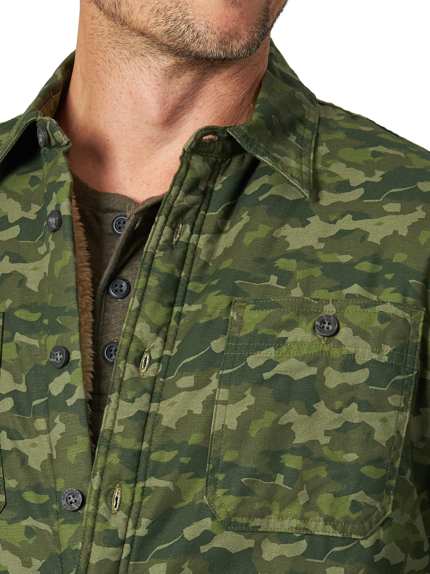 Wrangler Men's Sherpa Lined Jacket