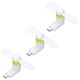 thumbnail image 1 of Ventilador USB-C BlitzWhite 3Pzas Blanco 5W Silicón+Plástico Ventilador USB-C., 1 of 1