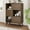 Walnut, variant on Sideboard Buffet Cabinet with Drawers Fluted Wooden Storage Cabinet with Doors Walnut Accent Coffee Bar for Kitchen, Living Room, Hallway
