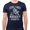 thumbnail image 2 of Arena Lights and Hockey Fights Shirt Unisex 4X-Large Navy, 2 of 5